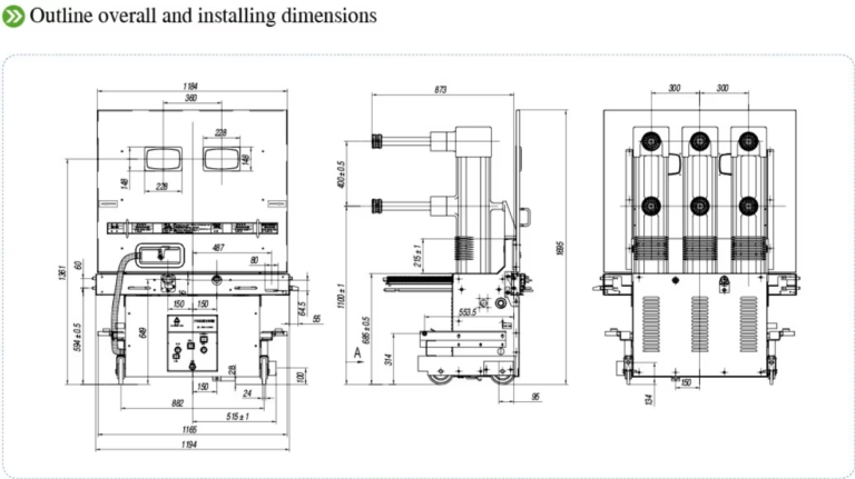 zn63(vs1) 40.5 indoor ac high voltage vacuum circuit breaker