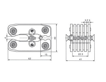 nu 301 400a 8 blade flat contact for switchgear | china electrical components