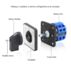 lw26 series universal rotary selector switch for industrial control panels