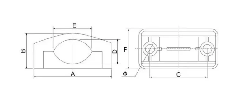 k36 52 industrial cable clamp for medium voltage switchgear