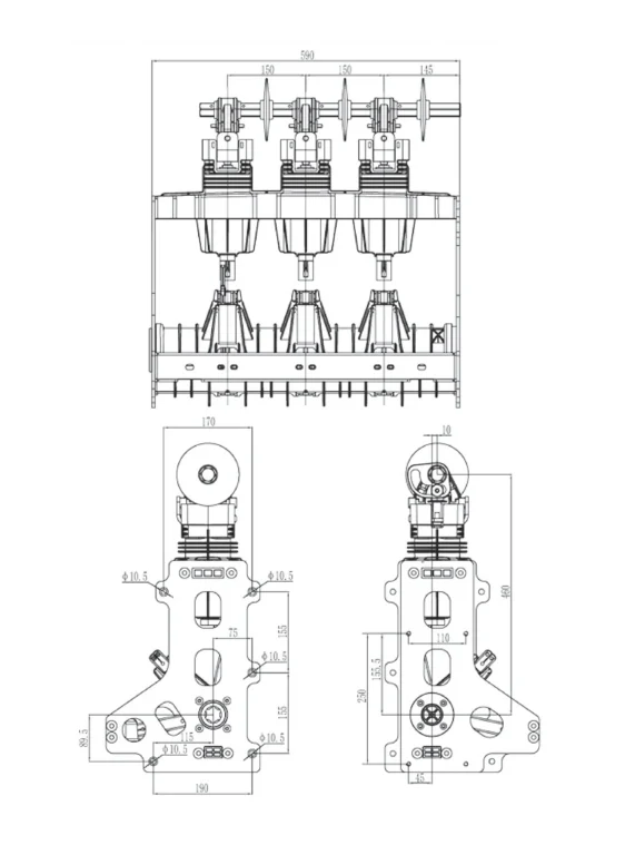 nu gfv 12 630 20 semi enclosed circuit breaker for eco friendly gis