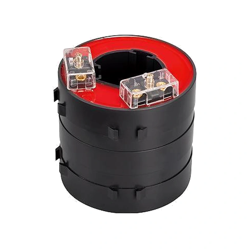LMZK-10 indoor current transformer on a clean white background