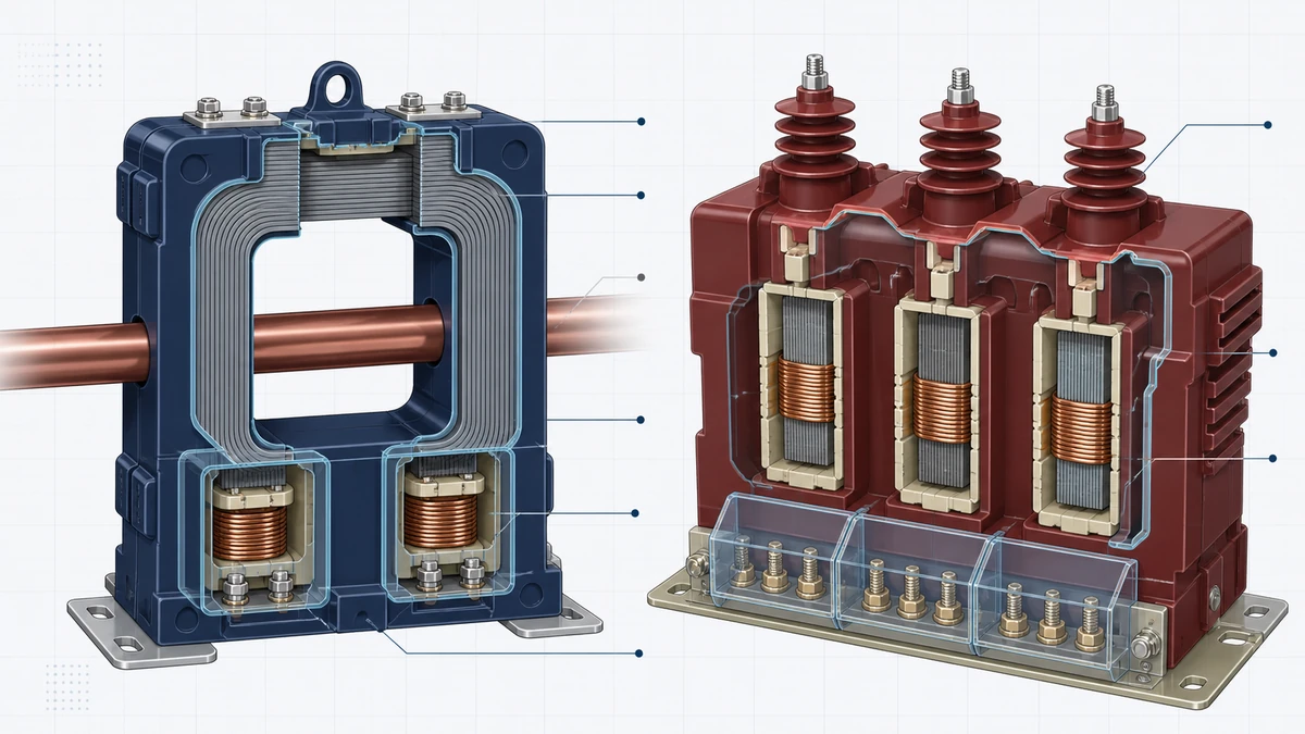 instrument transformer selection data separate metering protection and installation requirements fig 01