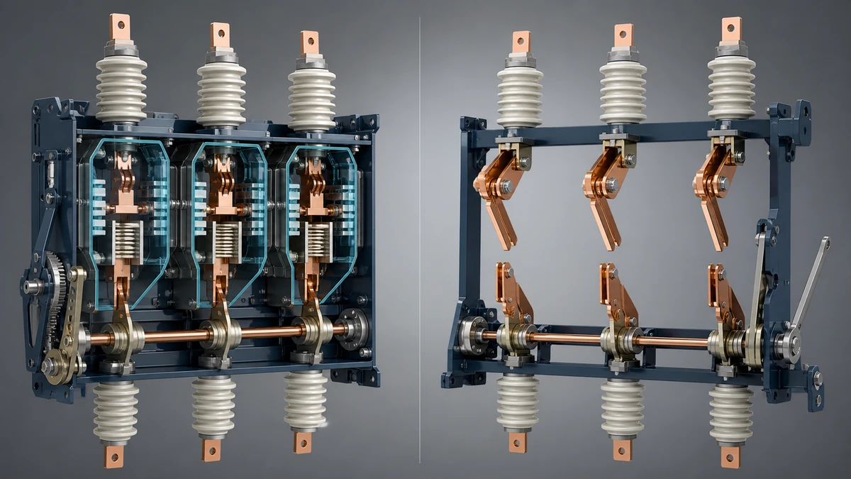 load break switch vs disconnect switch different operating roles in mv switchgear fig 02