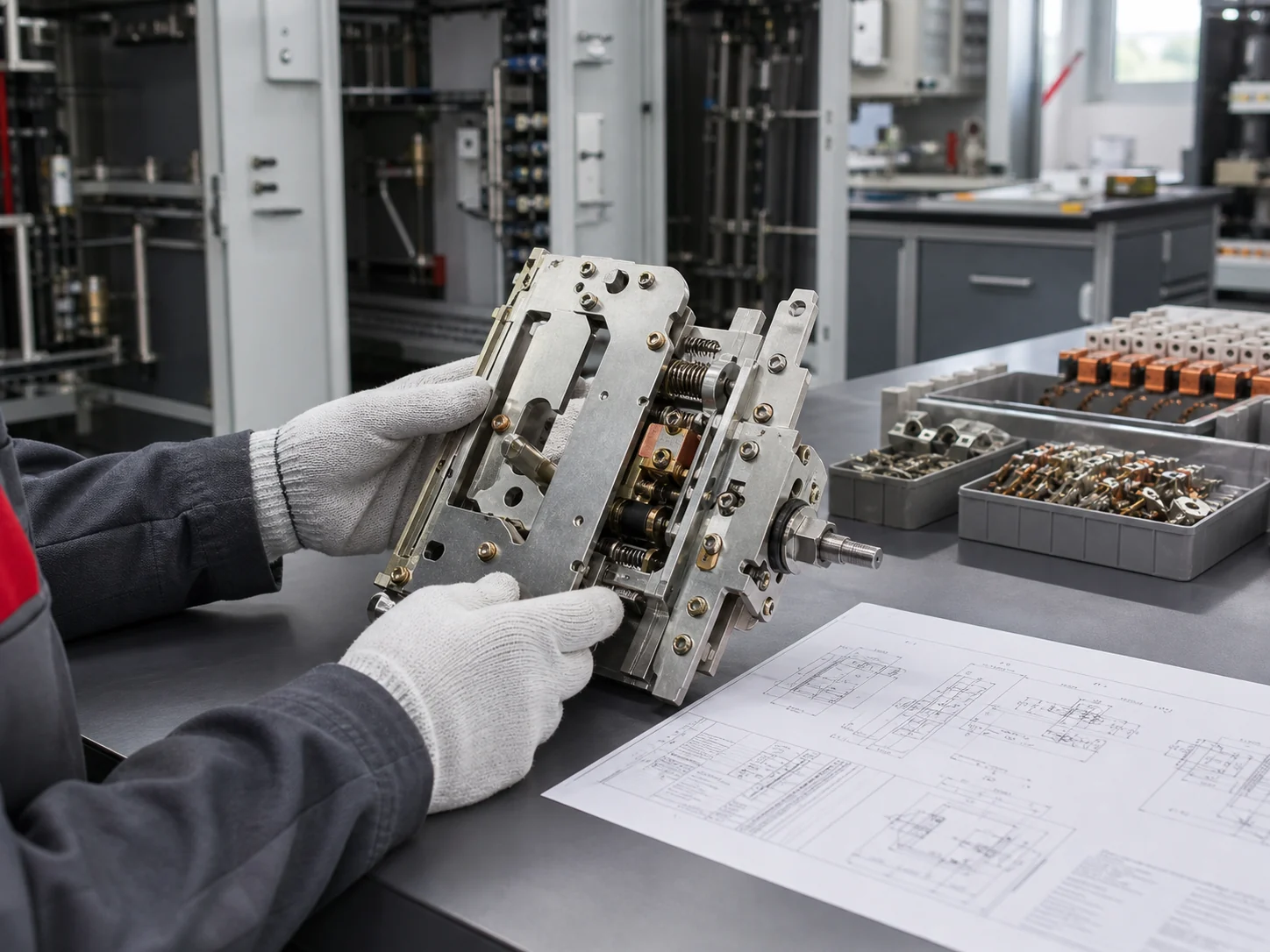 Representative switchgear component review for an OEM or ODM requirement