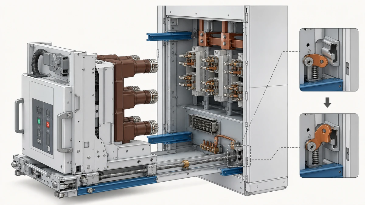vcb chassis truck compatibility checklist interfaces interlocks and racking travel fig 01